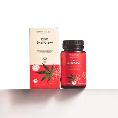 CBD ÉNERGIE - Boite de 30 gélules