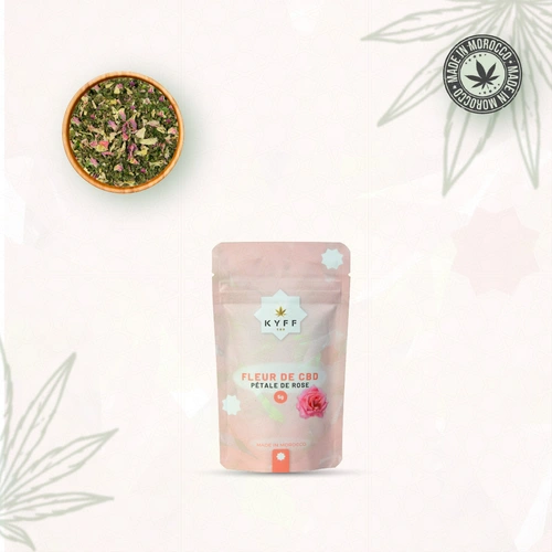 Infusion de fleur CBD Rose